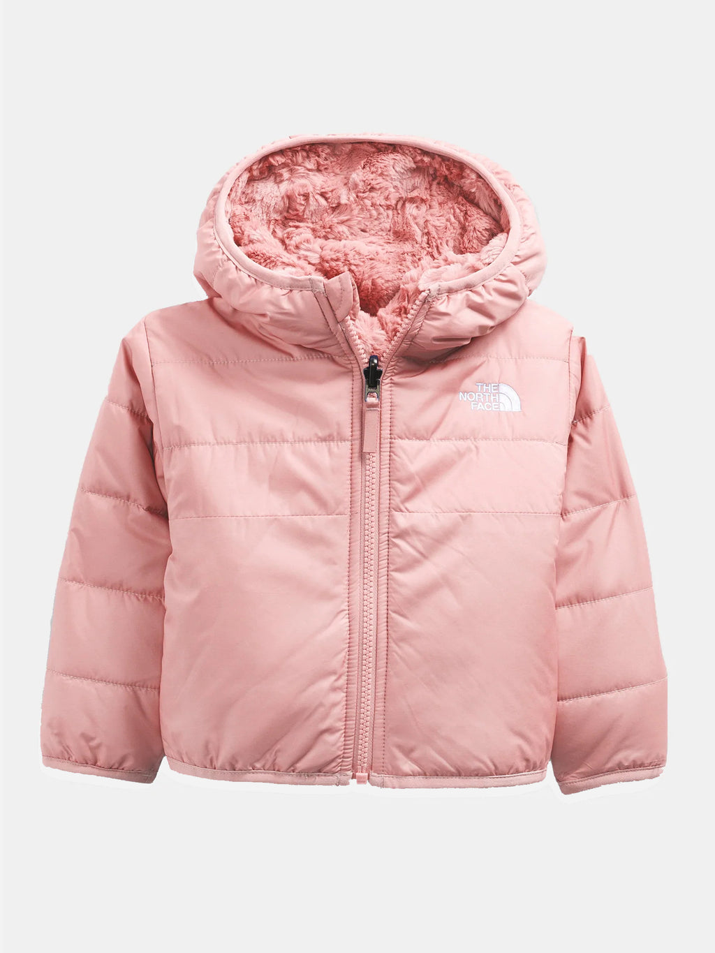 The North Face Infant Reversible Mossbud Swirl Full Zip Hooded Jacket - Saint Bernard