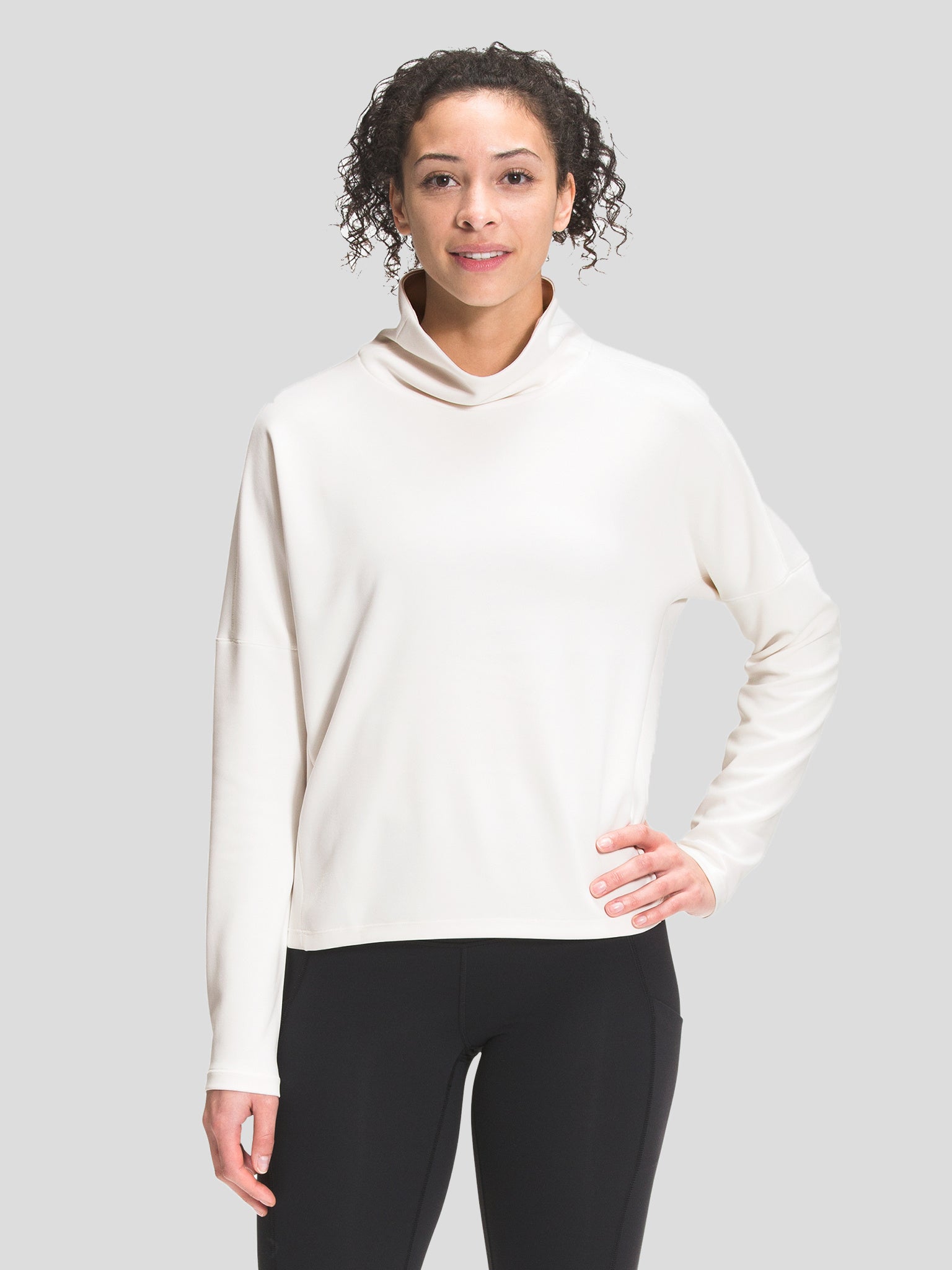 The North Face Women’s Basin Funnel Neck Long Sleeve - Saint Bernard