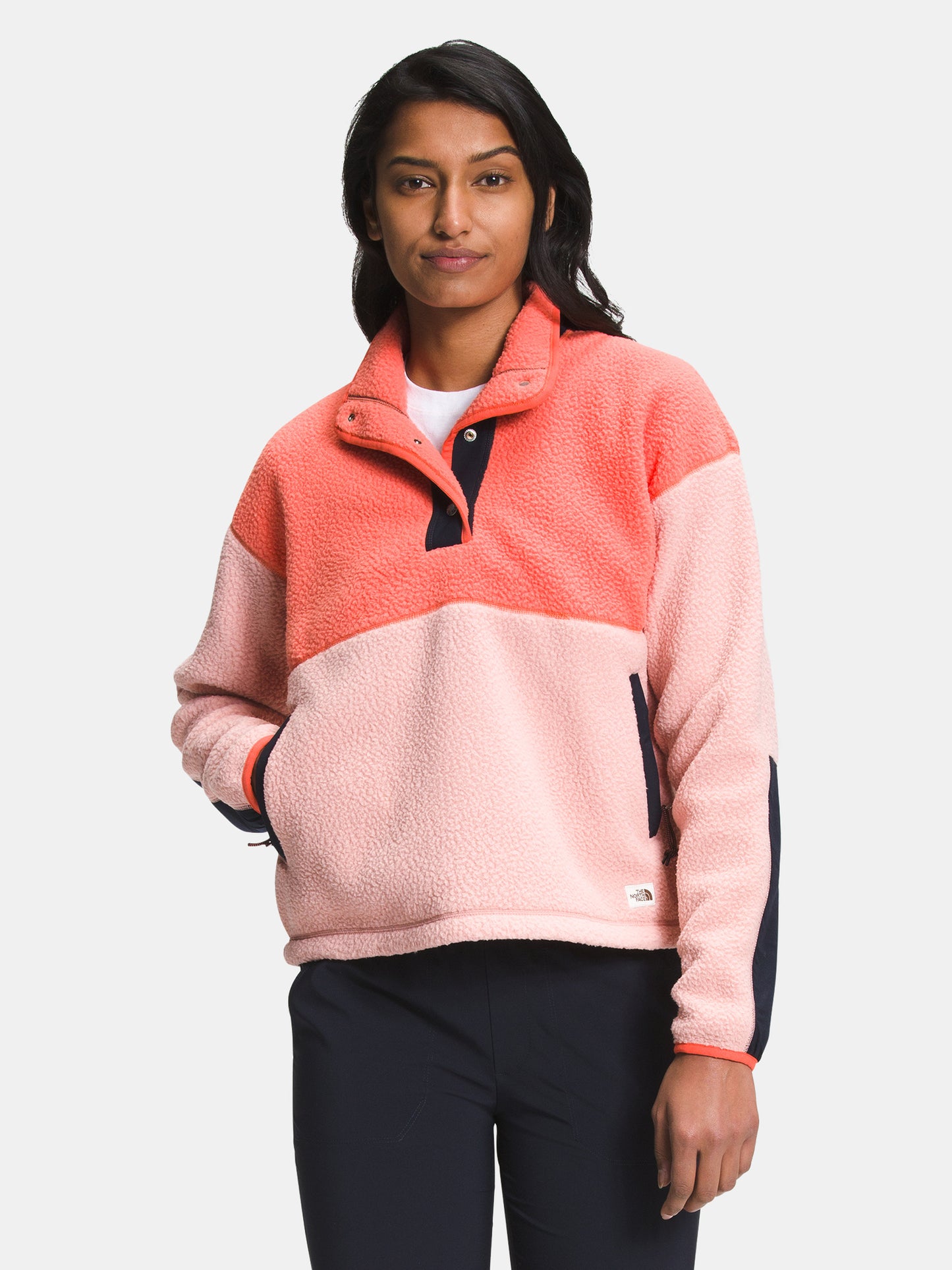 The North Face Women’s Cragmont Fleece 1/4 Snap - Saint Bernard