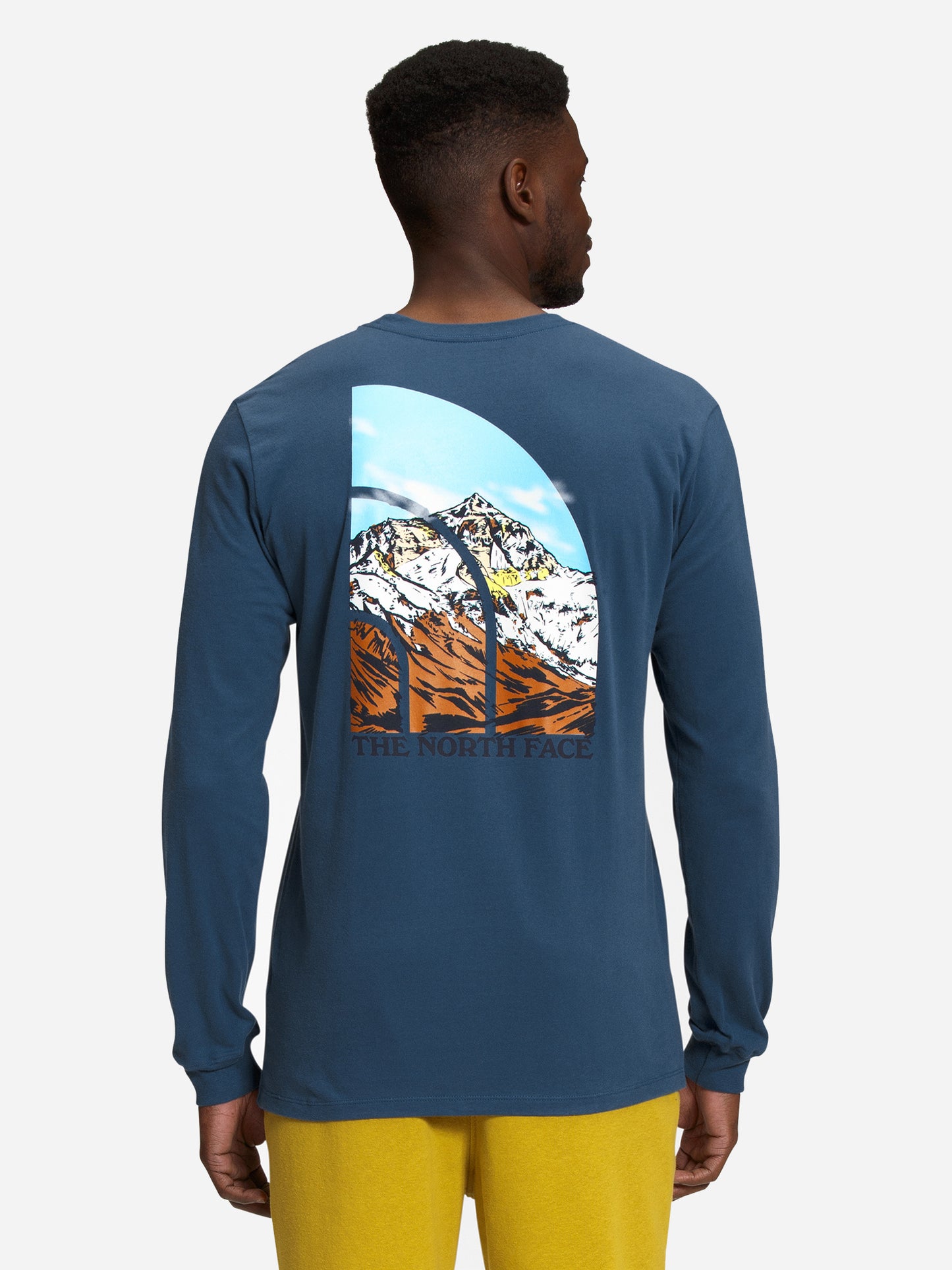 The North Face Men’s Long-Sleeve Graphic Injection Tee - Saint Bernard