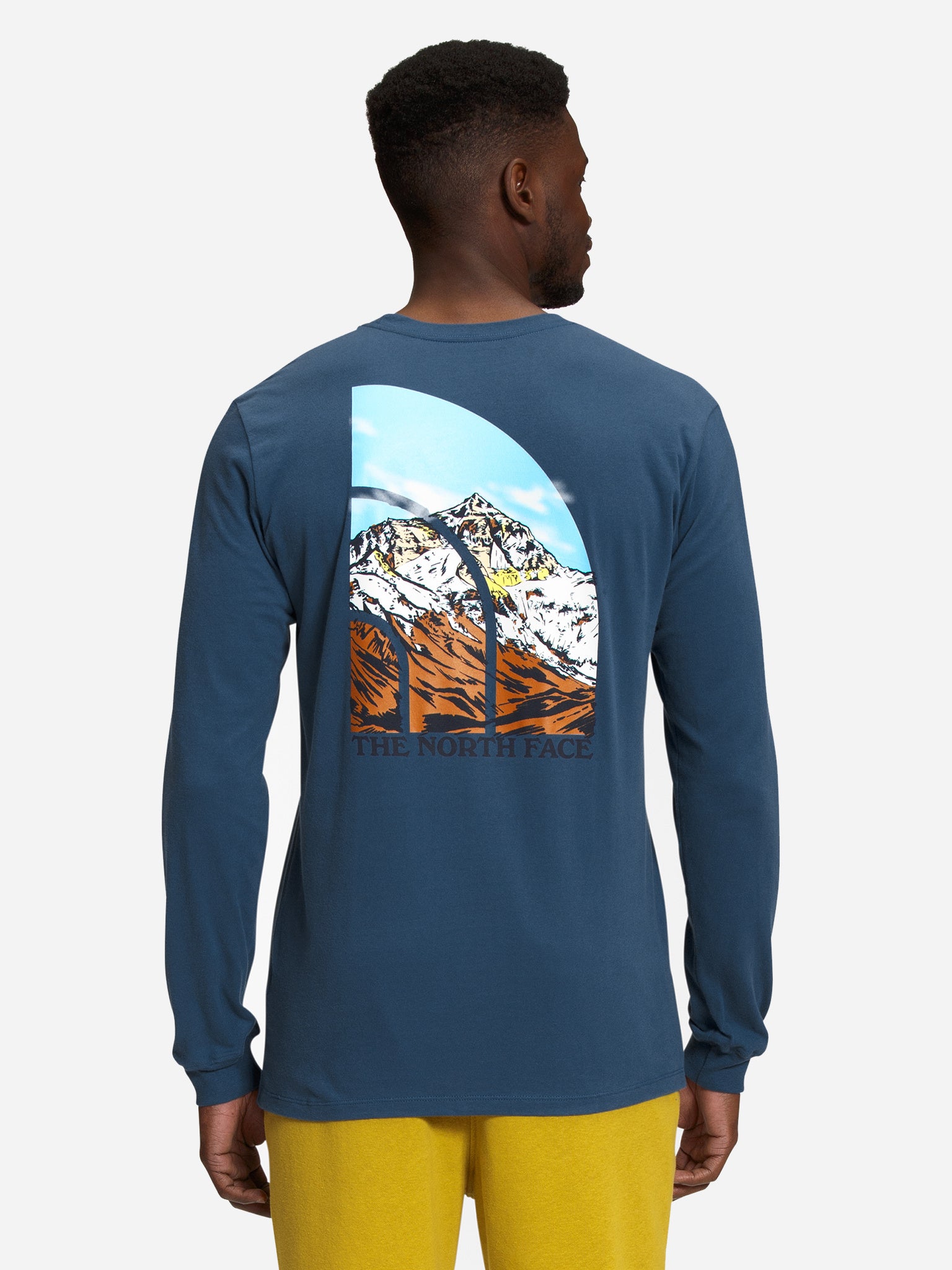 The North Face Men’s Long-Sleeve Graphic Injection Tee - Saint Bernard