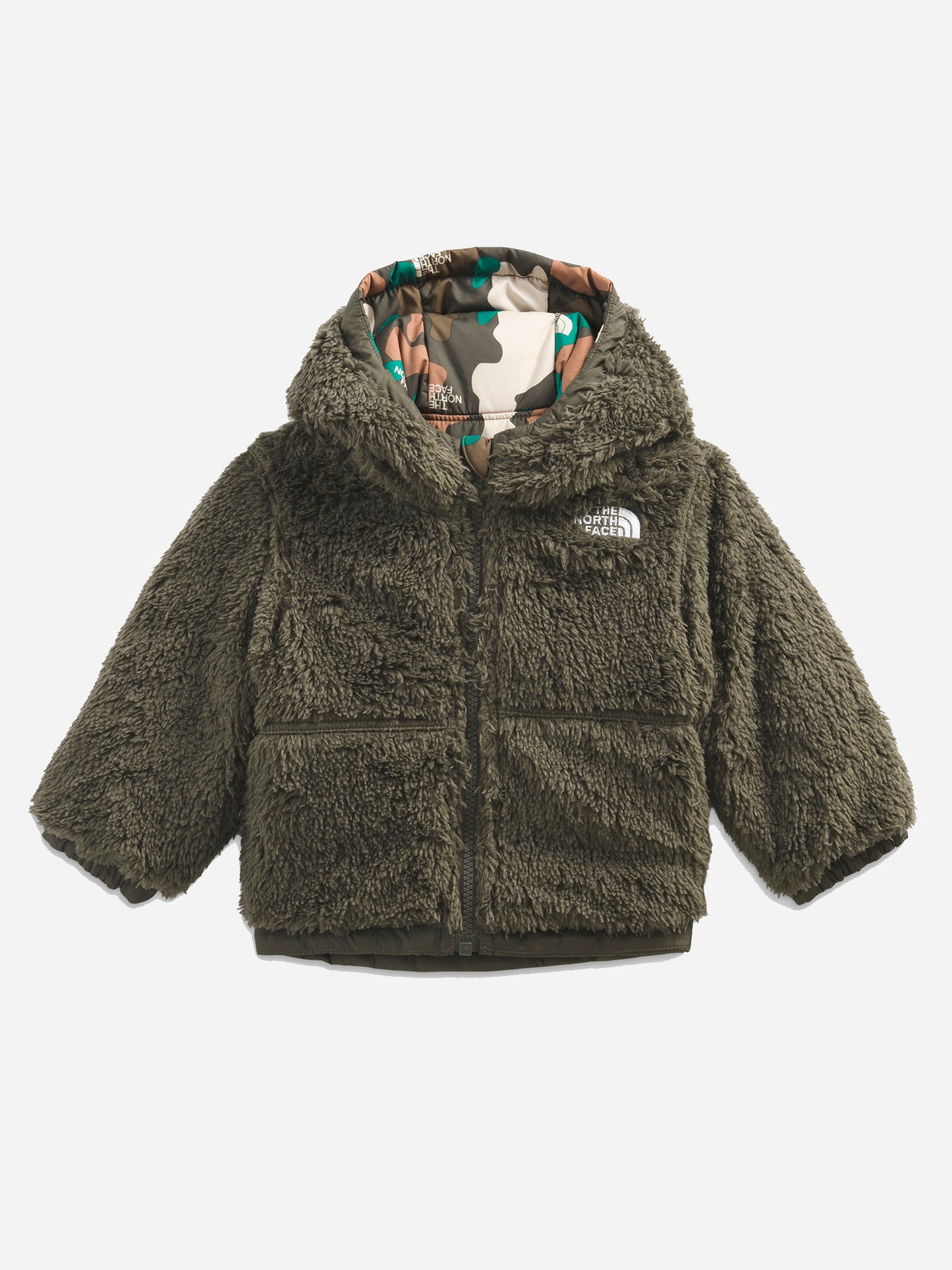 The North Face Baby Reversible Mount Chimbo Full-Zip Hooded Jacket - Saint Bernard