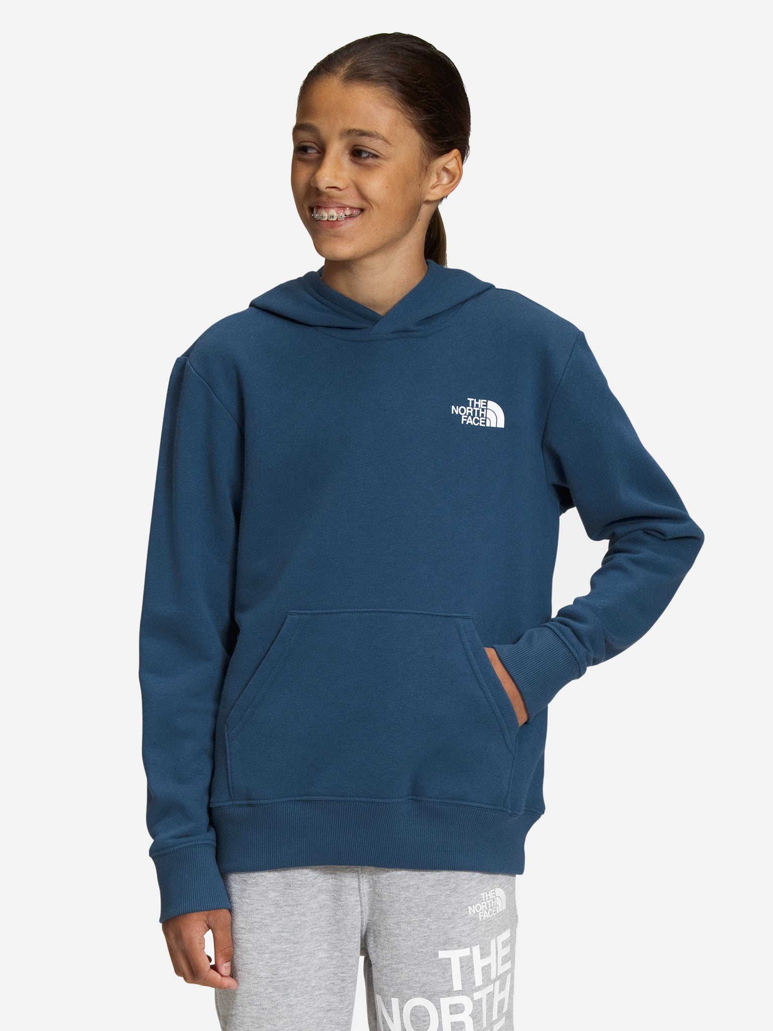 The North Face Boys' Camp Fleece Pullover Hoodie Saint
