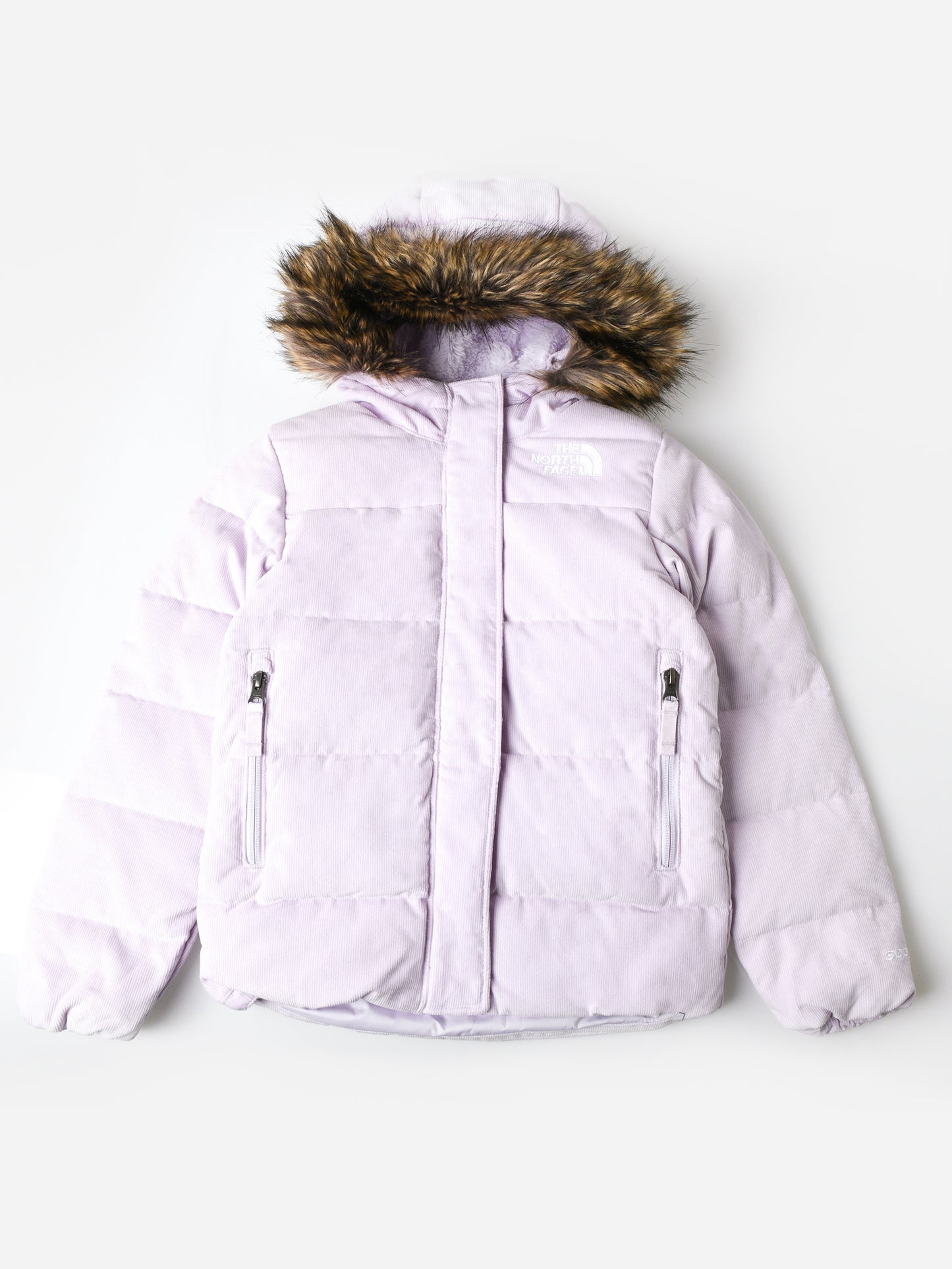 The North Face Girls’ Printed North Down Fleece-Lined Parka