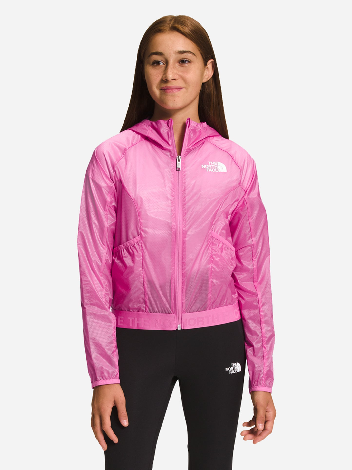 The North Face Girls' Never Stop Hooded Wind Jacket