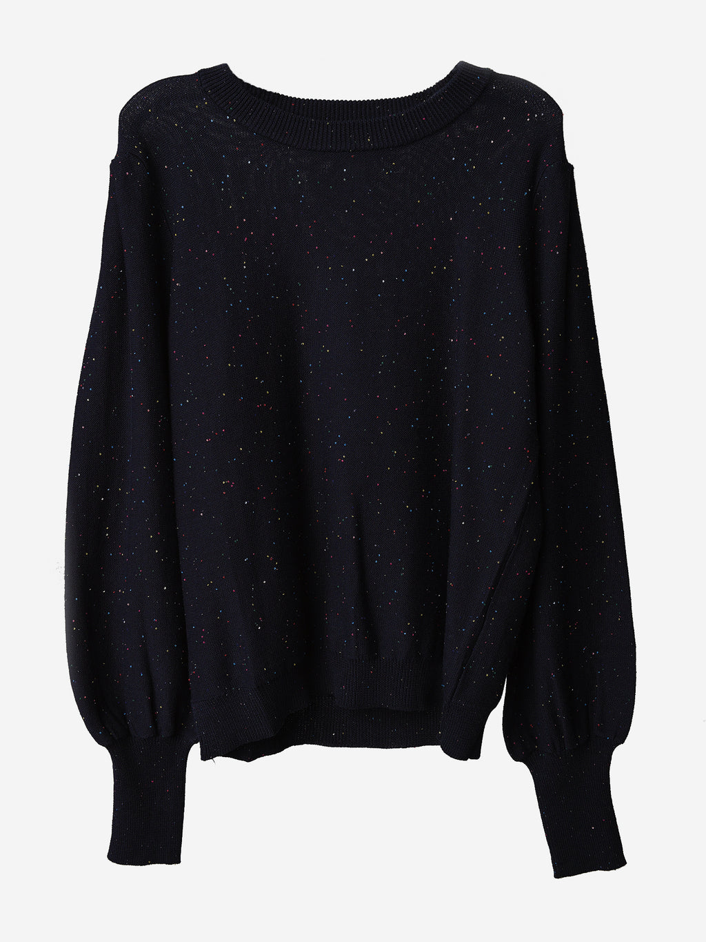 Autumn Cashmere Girls' Puff Sleeve Sweater - Saint Bernard