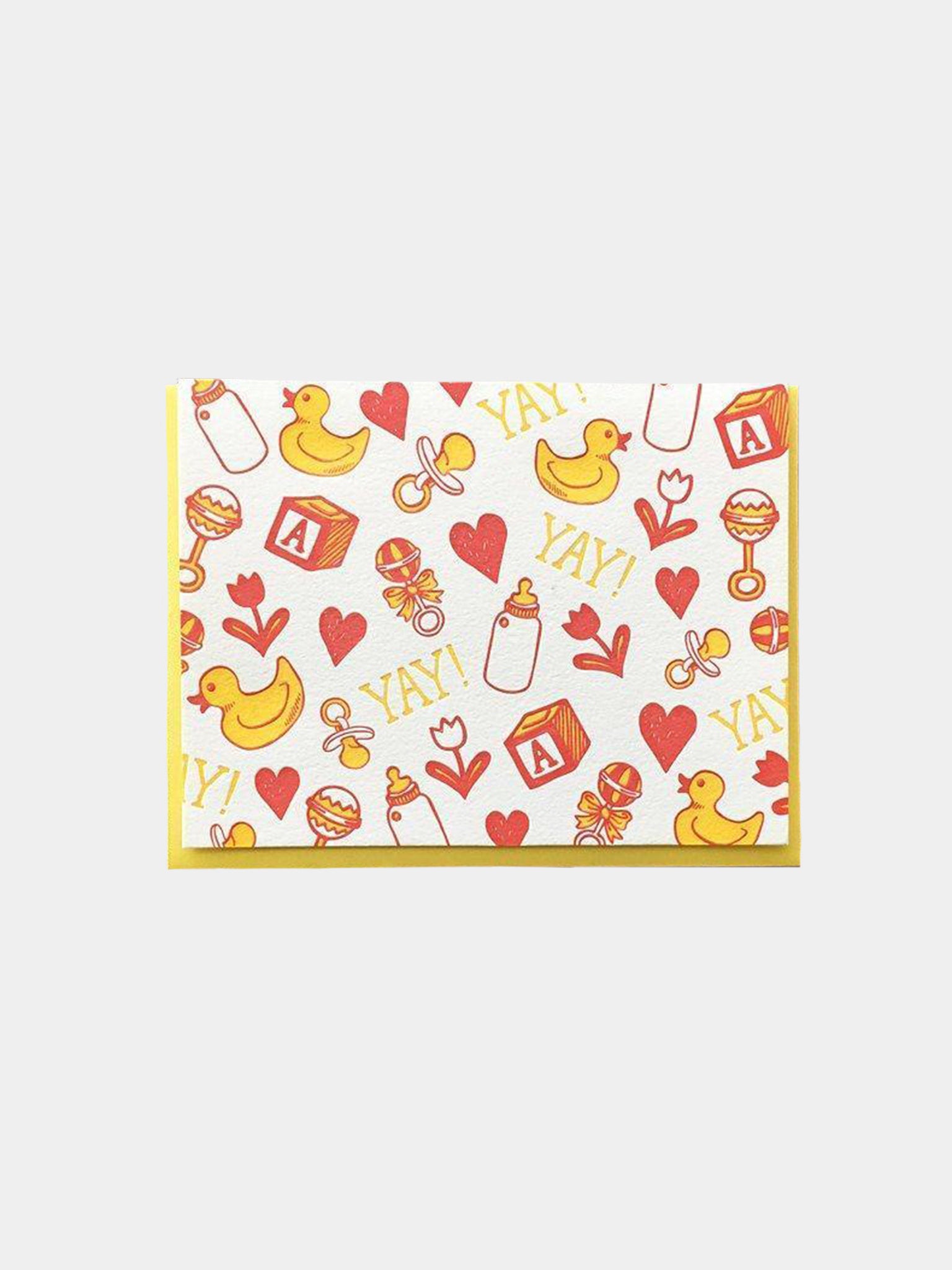 Noteworthy Baby Pattern Greeting Card? - Saint Bernard