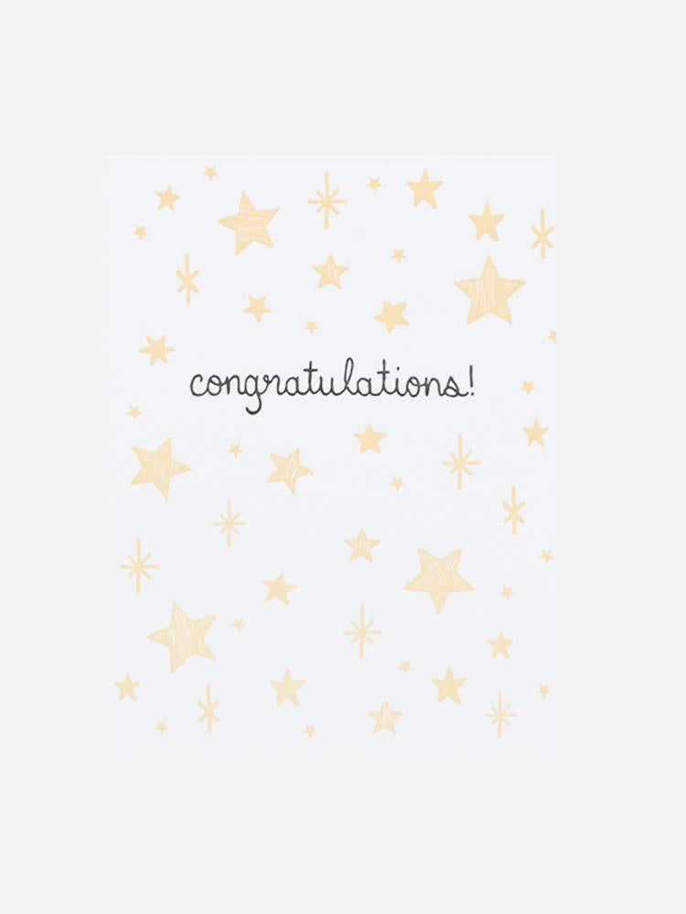 Noteworthy Congrats Stars Card - Saint Bernard