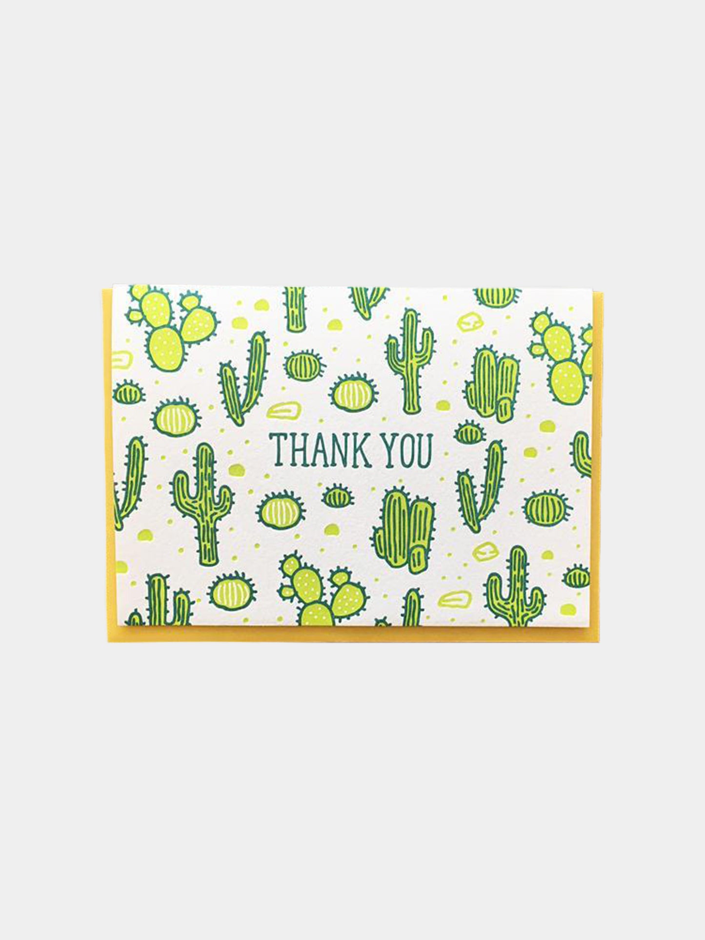 Noteworthy Cactus Thank You Greeting Card