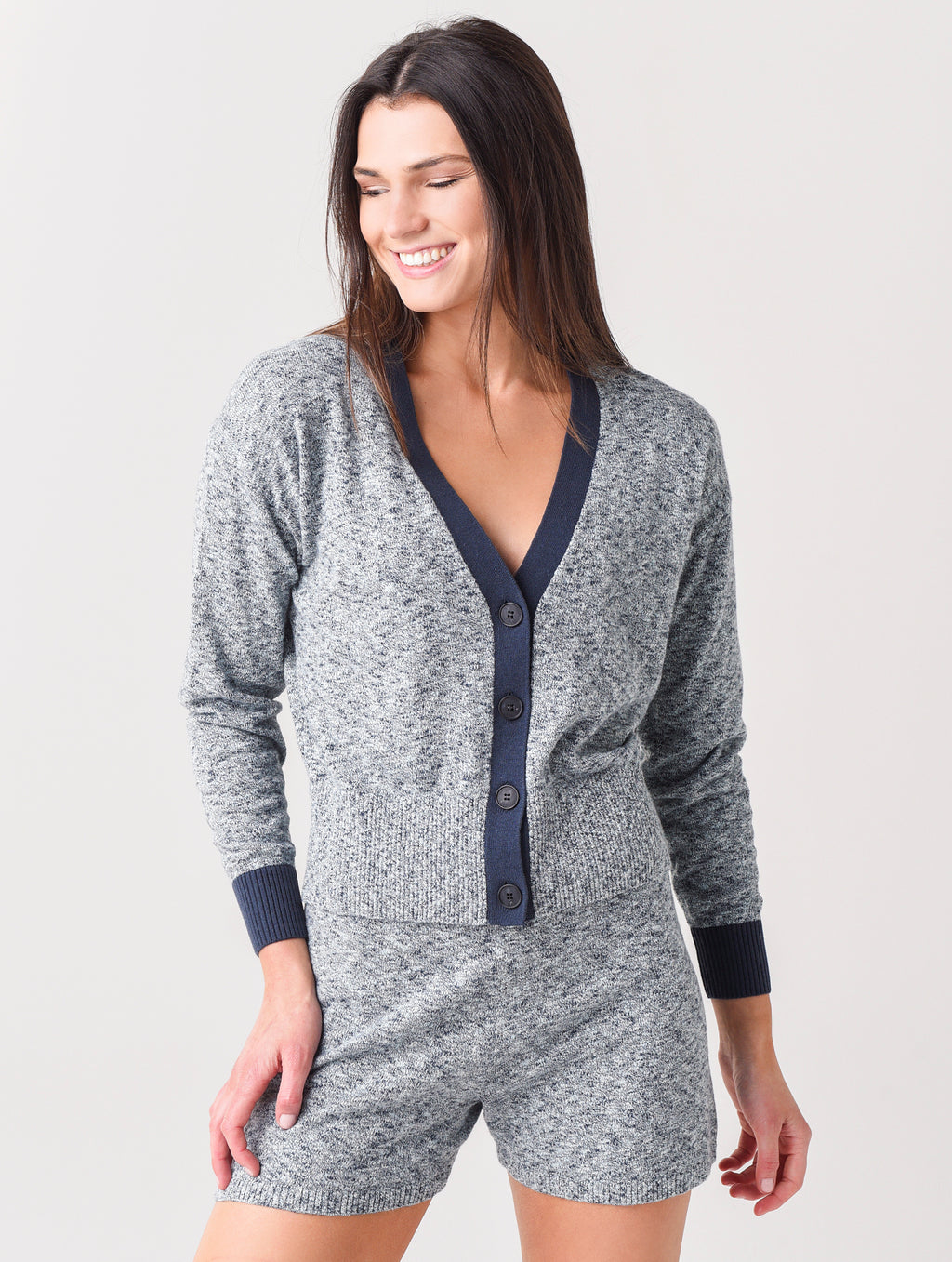 Naadam Cashmere Women's V-Neck Cardigan - Saint Bernard