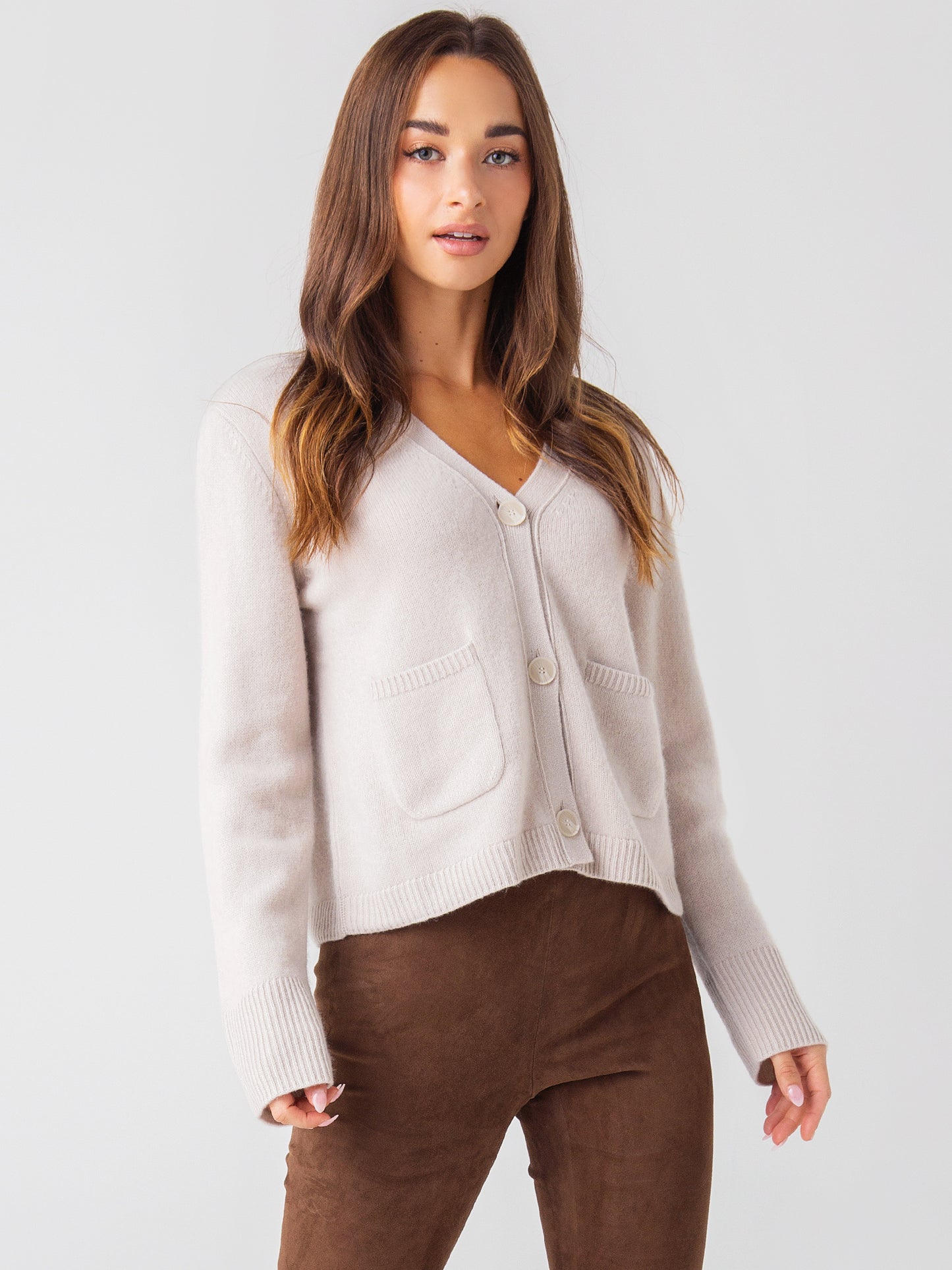 Naadam Cashmere Women's Cardigan - Saint Bernard