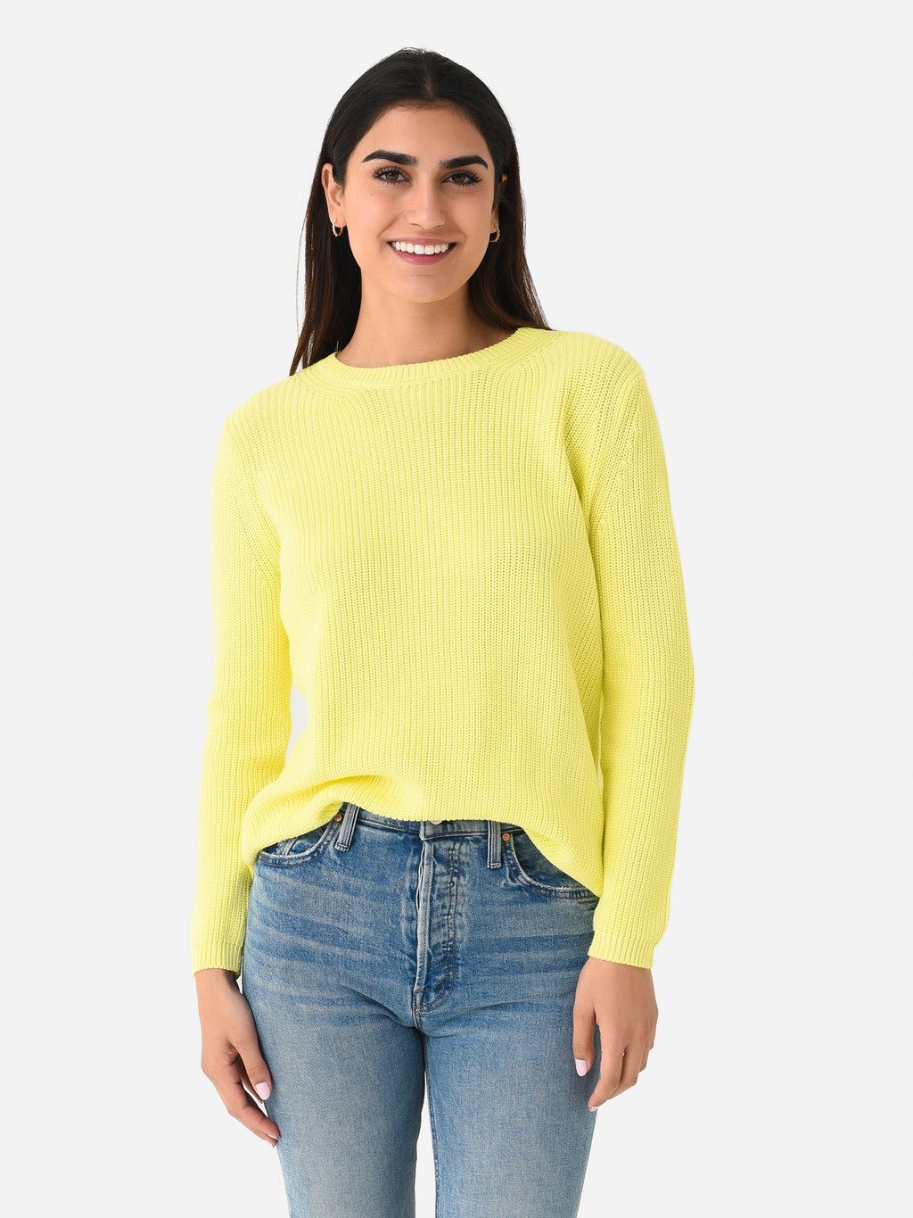 525 America Women's Emma Shaker Stitch Sweater - Saint Bernard