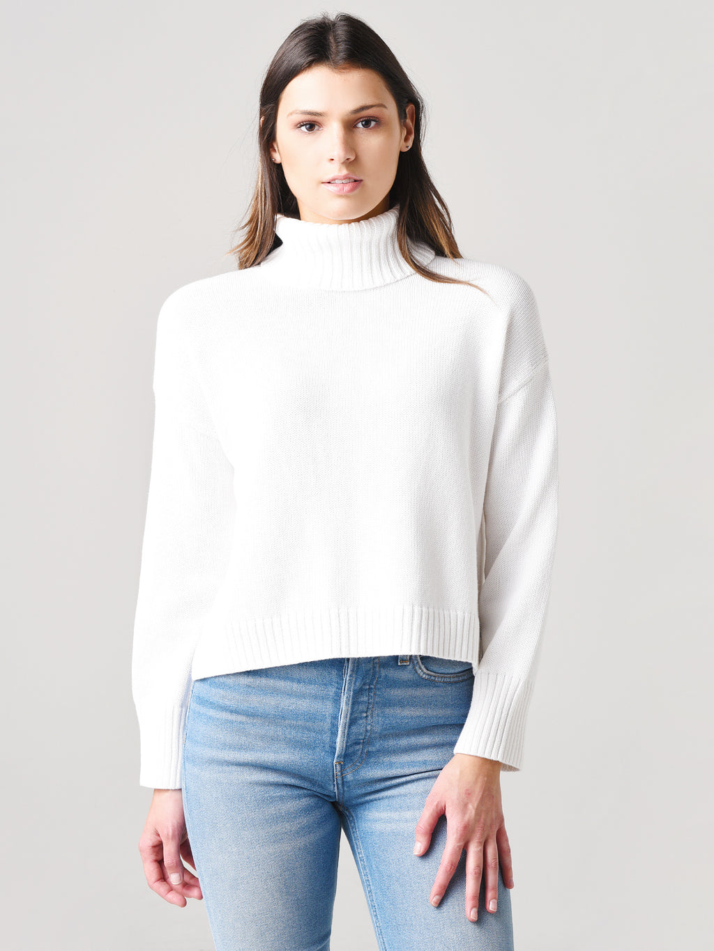 525 Women's Long Sleeve Turtleneck Sweater - Saint Bernard