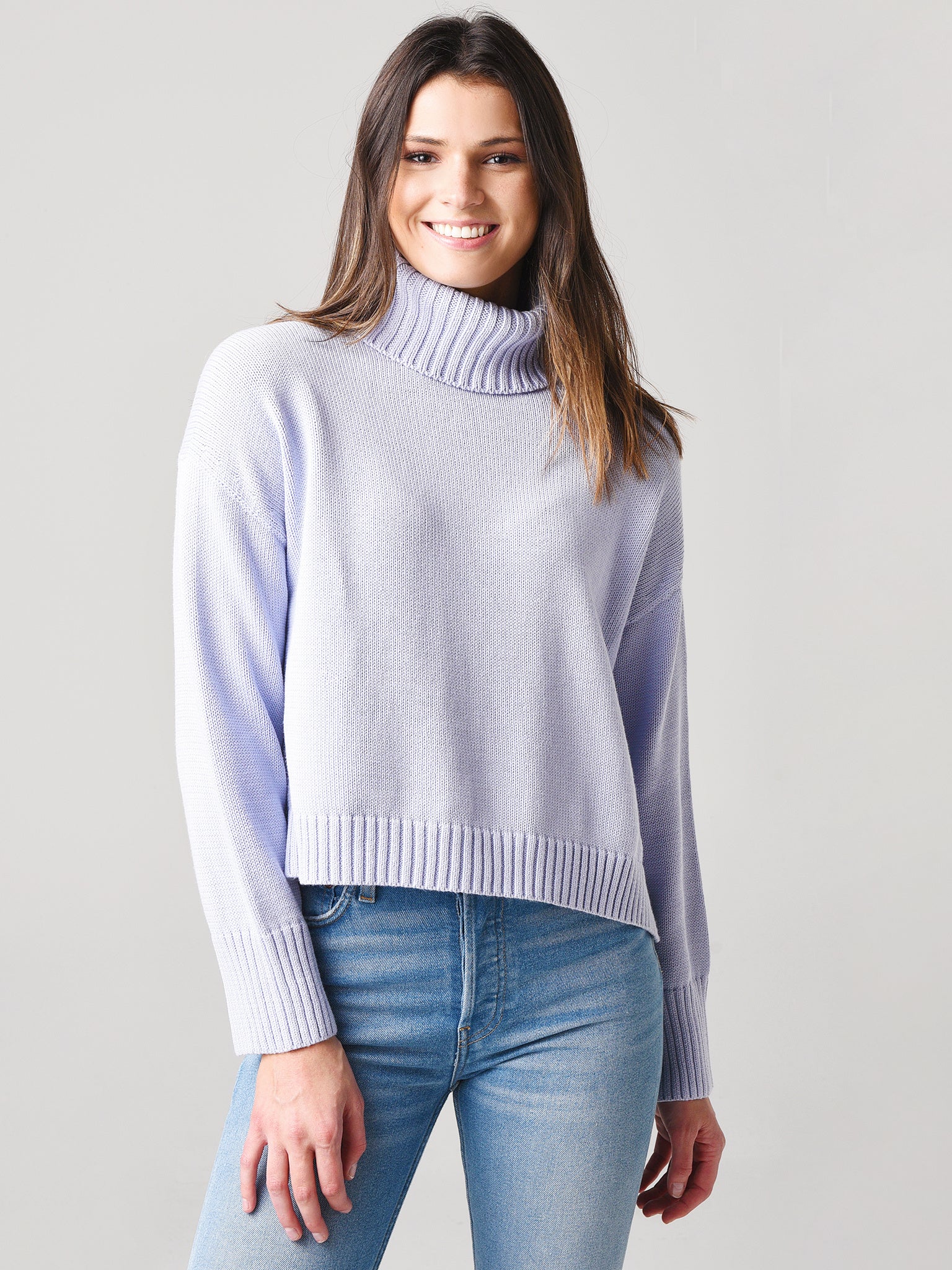 525 Women's Long Sleeve Turtleneck Sweater - Saint Bernard