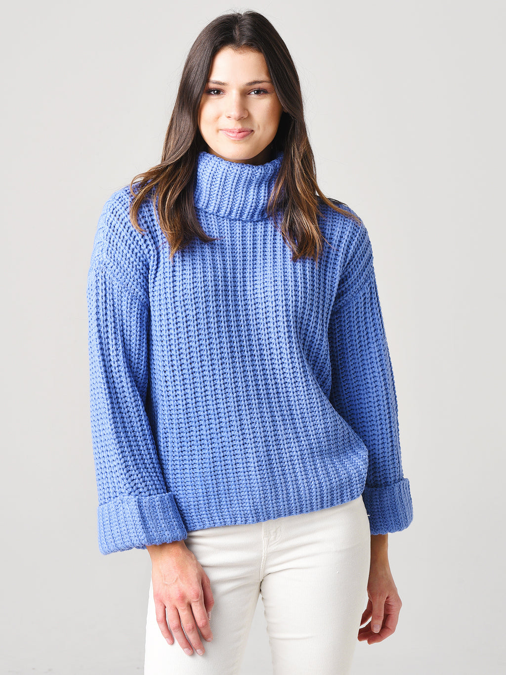 525 Women's Wide Sleeve Turtleneck Sweater - Saint Bernard