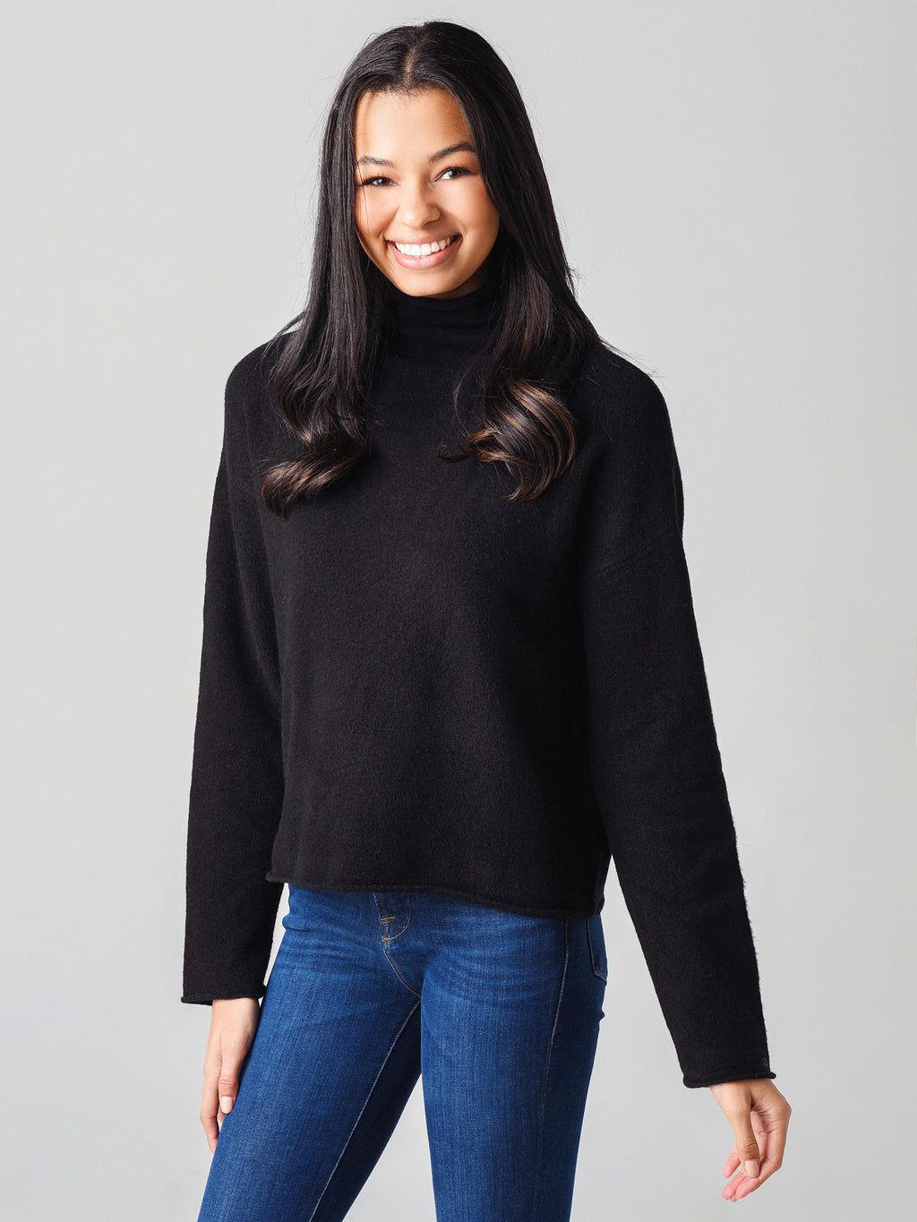 525 Women's Roll Neck Pullover Sweater - Saint Bernard