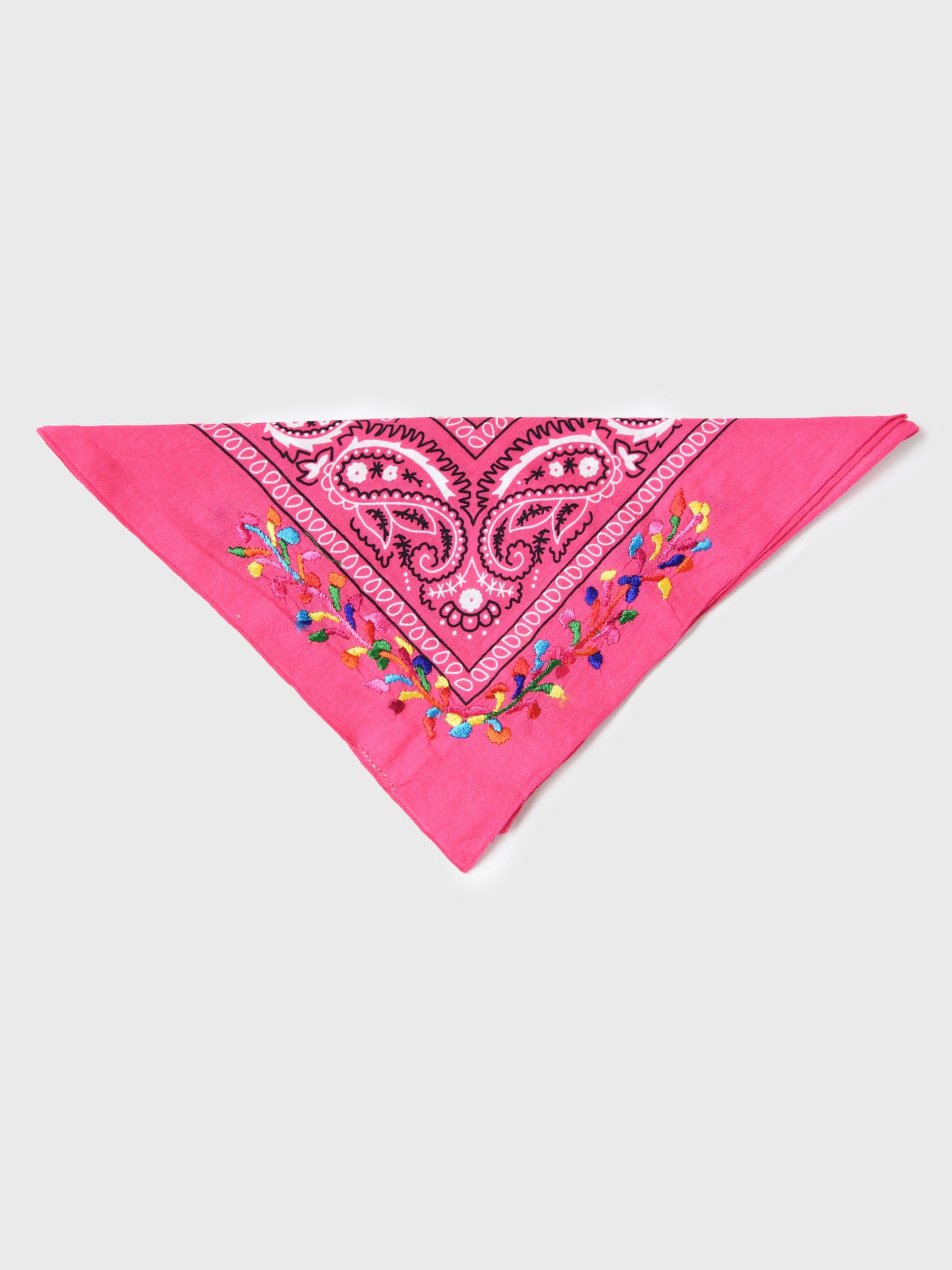 Nativa Women's Oaxacan Embroidered Bandana - Saint Bernard