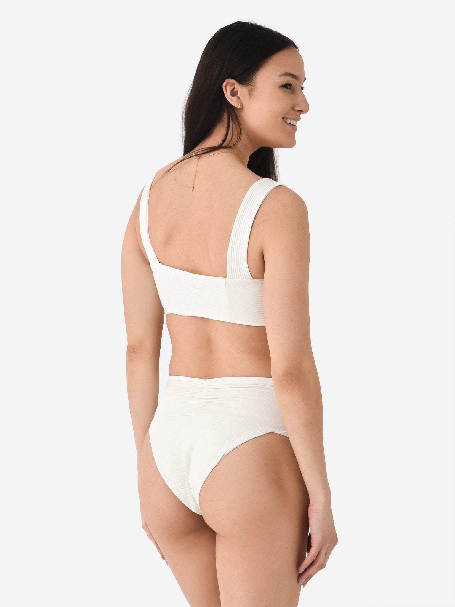 LSPACE Eco Marlee Bikini Top in Lipstick Red