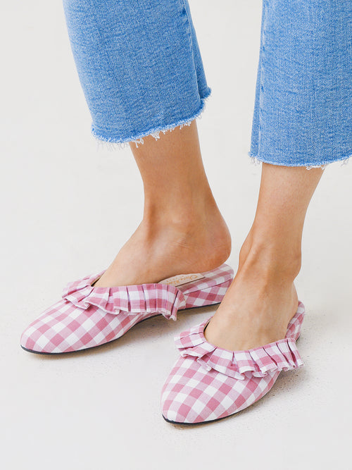 Olivia Morris Women's Blossom Frill Slipper