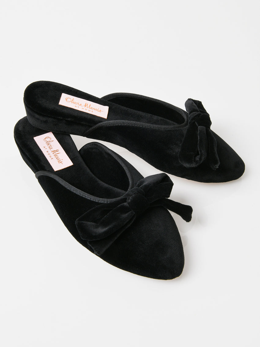 Olivia Morris Women's Daphne Bow Slipper Saint Bernard