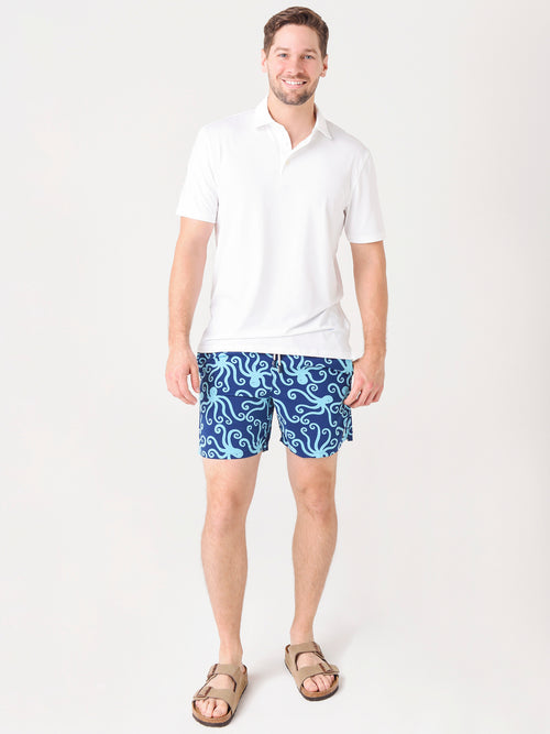 Tom & Teddy Men's Octopus Swim Trunk