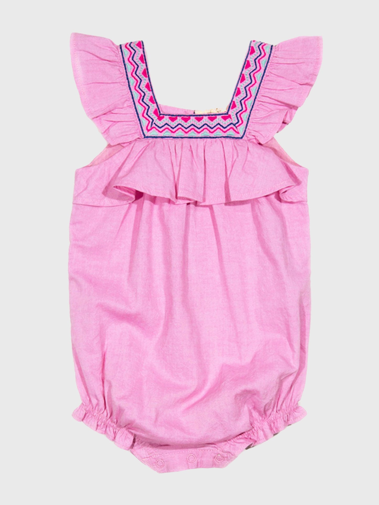 Egg Little Girls' Daria Romper - Saint Bernard