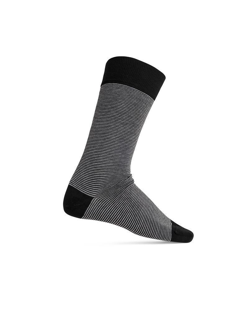 Peter Millar Men's Crown Needle Stripe Sock - Saint Bernard