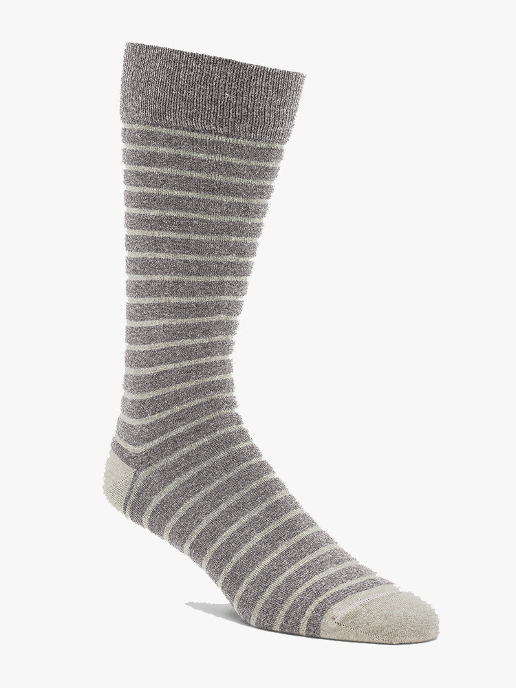 Peter Millar Crown Men's Nautical Stripe Sock - Saint Bernard