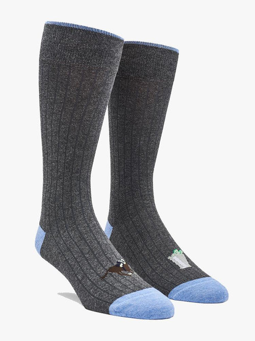 Peter Millar Off to the Races Crew Sock