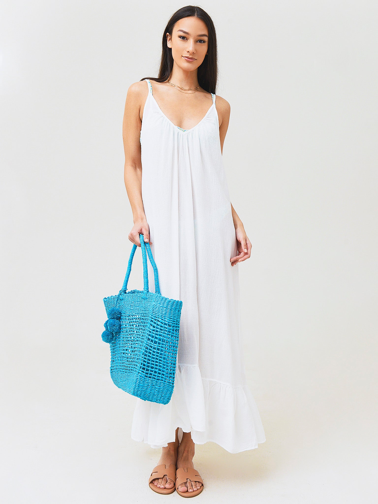 9 Seed Women's Paloma Ruffle Maxi - Saint Bernard