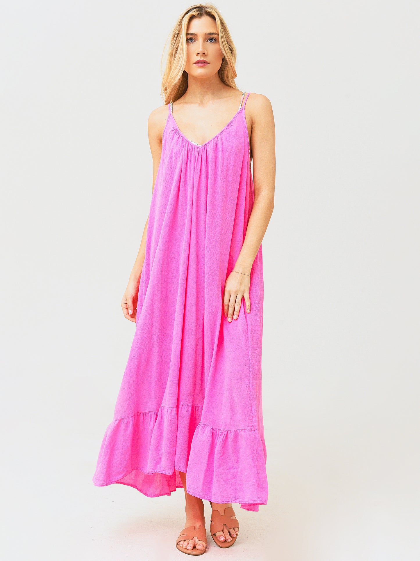 9 Seed Women's Paloma Ruffle Maxi - Saint Bernard