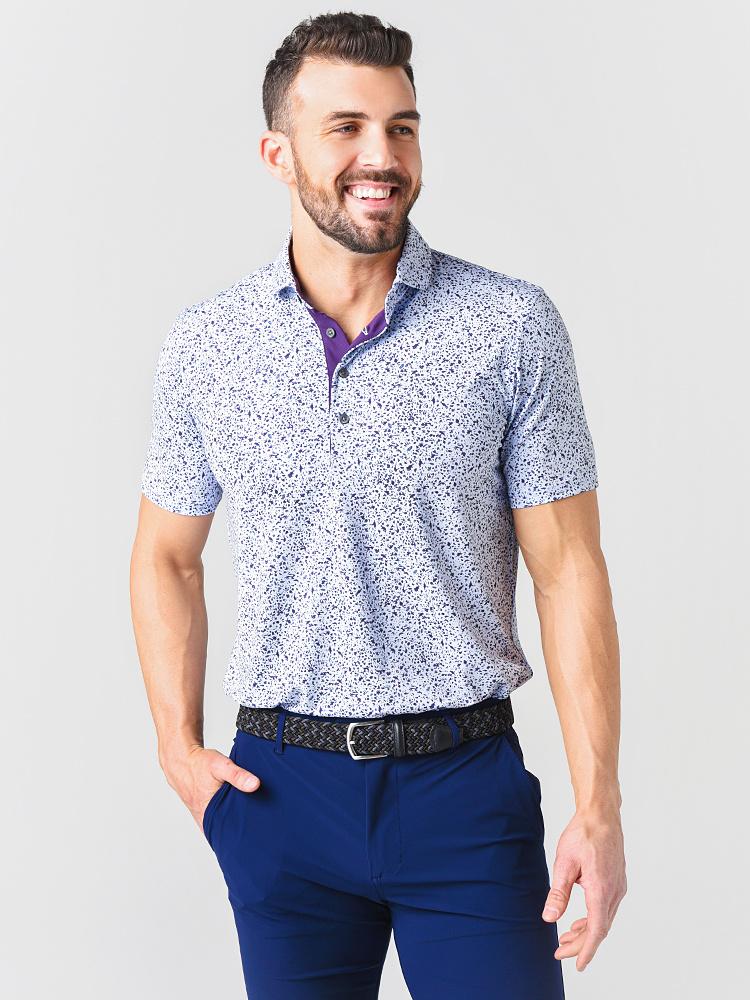Greyson Men’s Angel Tears Polo - Saint Bernard