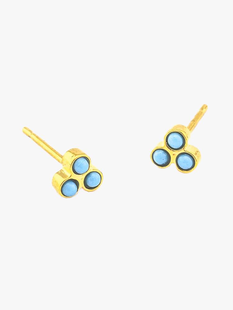 Tai Mini Cluster Post Earring - Saint Bernard