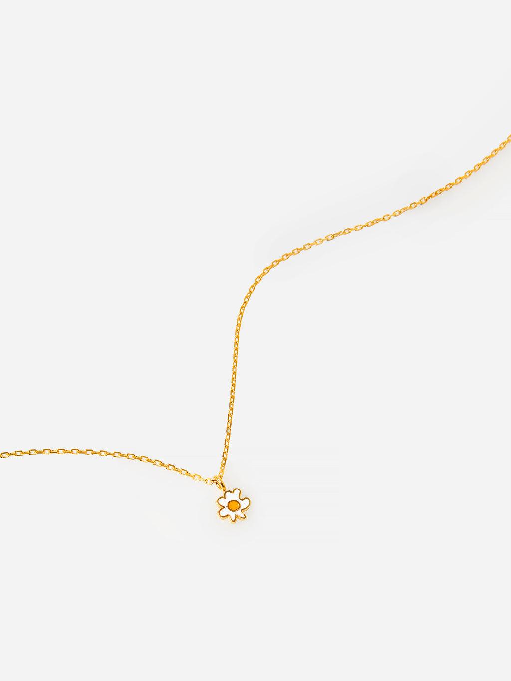 10 Deco Art Women's Little Chamomile Flower Pendant Necklace - Saint Bernard