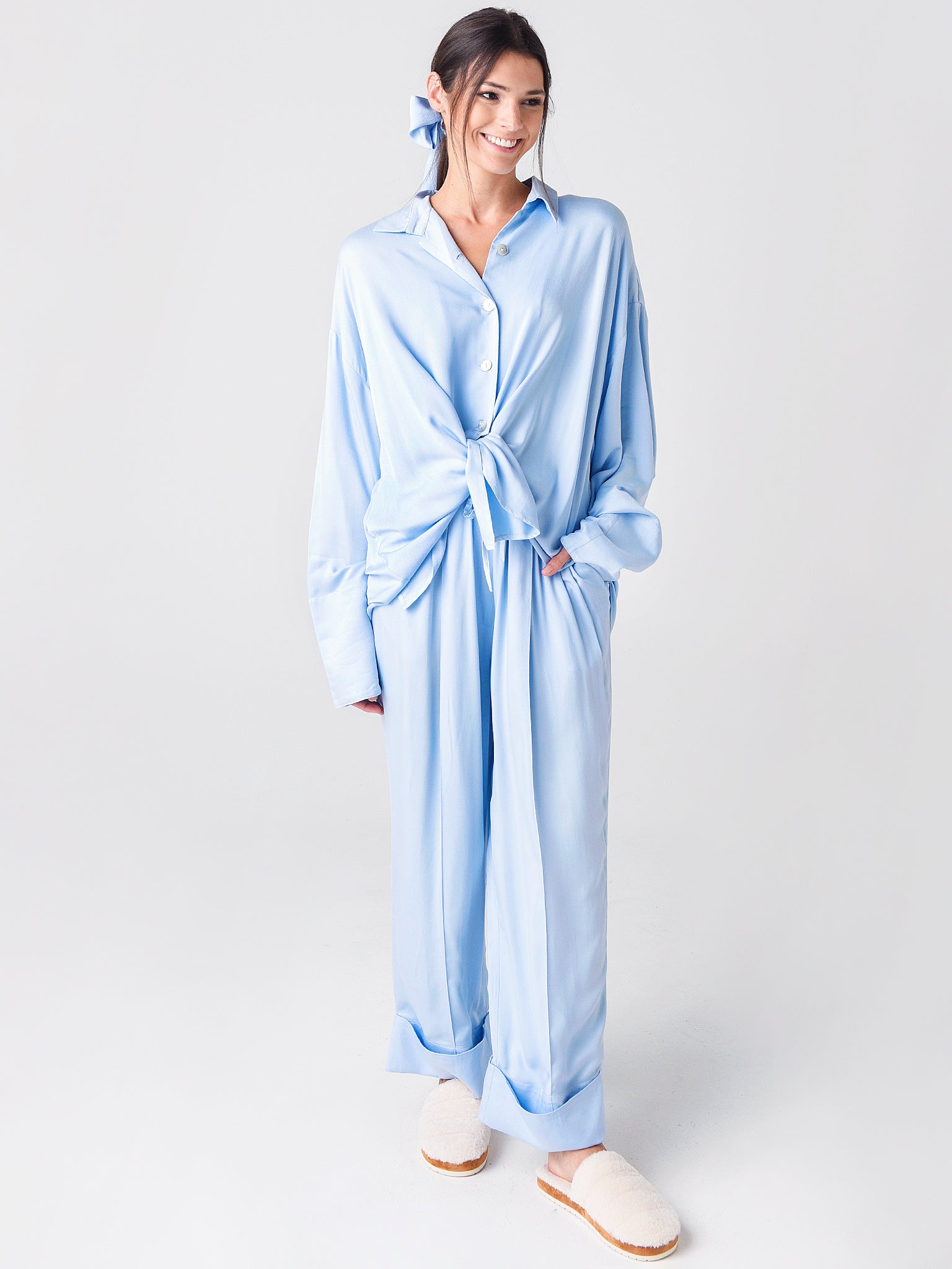 Sleeper Women's Sizeless Viscose Pajama Set - Saint Bernard