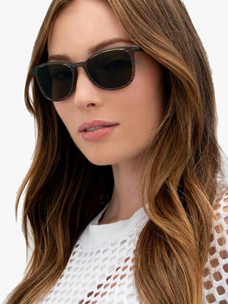 Krewe Ferris Matte Brush Polar Sunglasses