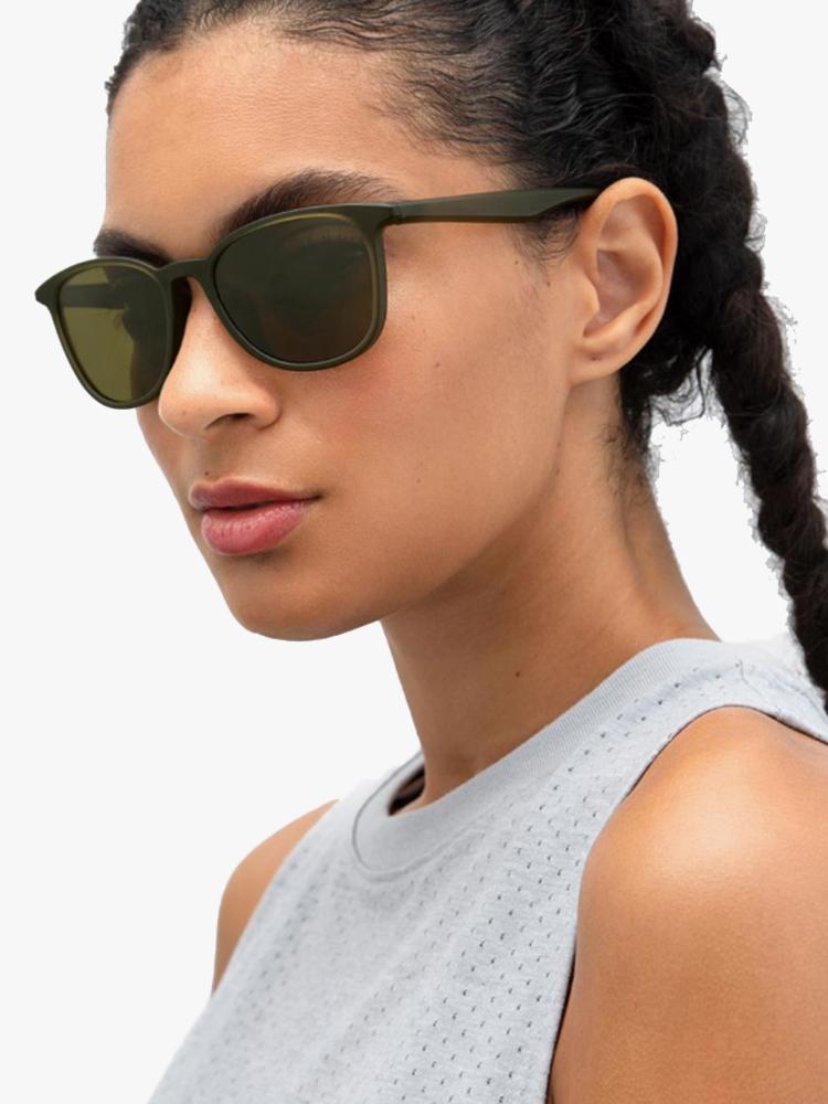 Krewe Ferris Matte Arbor Polarized Sunglasses - Saint Bernard