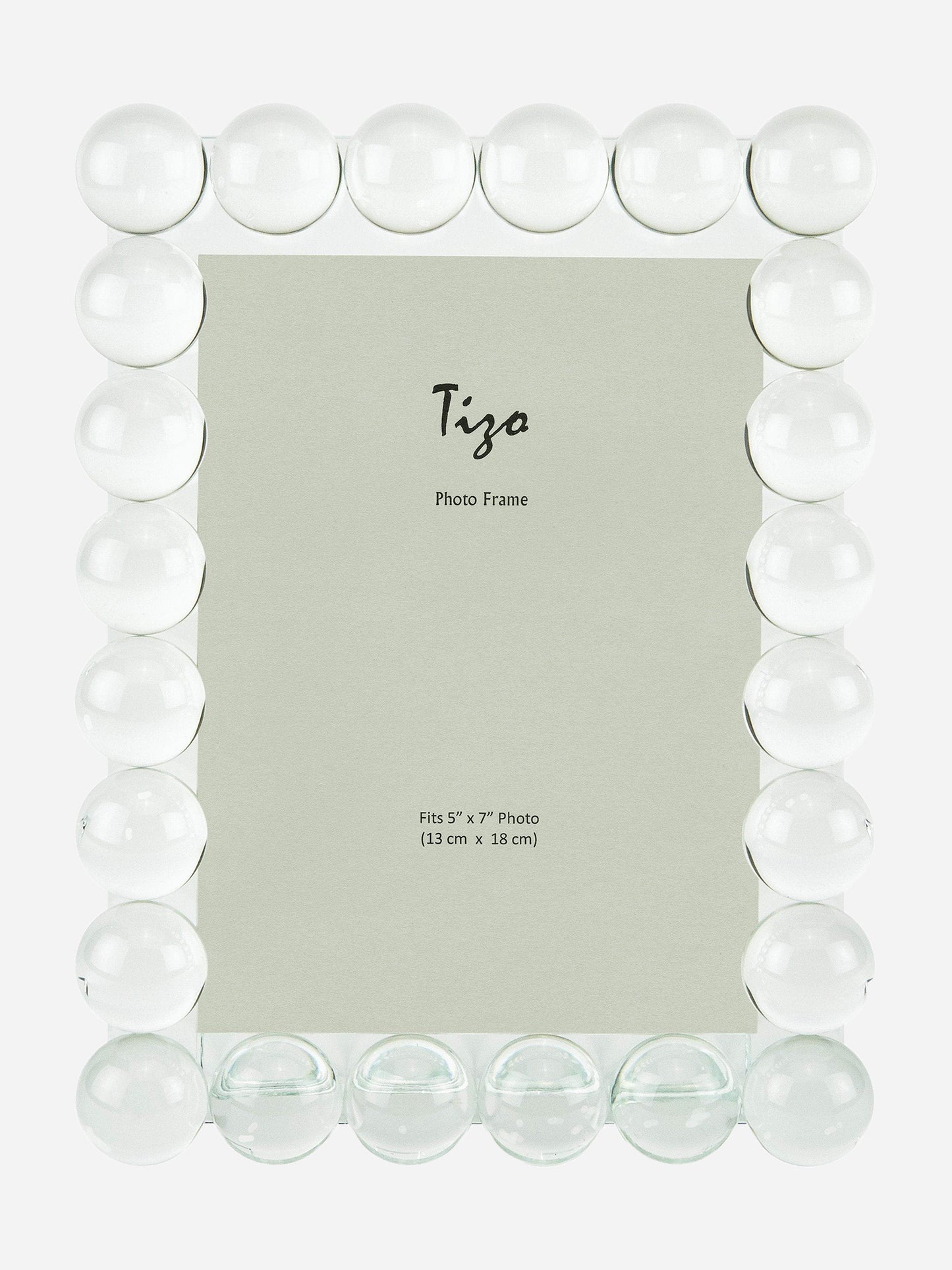 TIZO Crystal Bubble 5x7 Photo Frame
