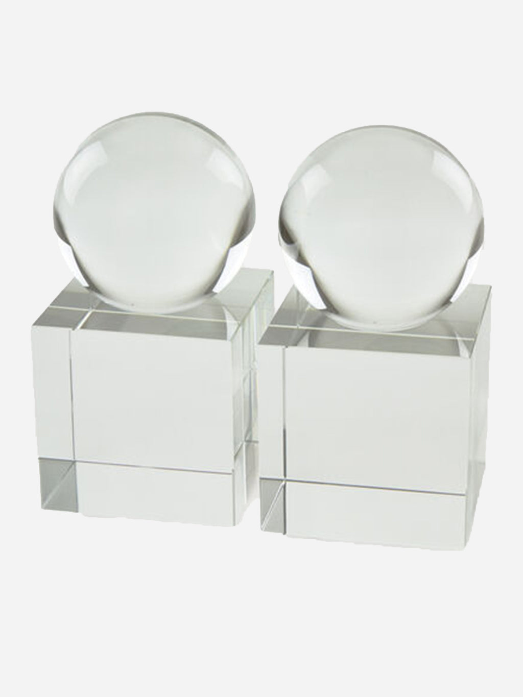 TIZO Crystal Sphere Bookends - Saint Bernard