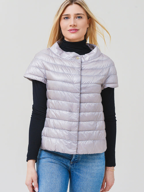 Herno Women's Woven Short Sleeve Jacket