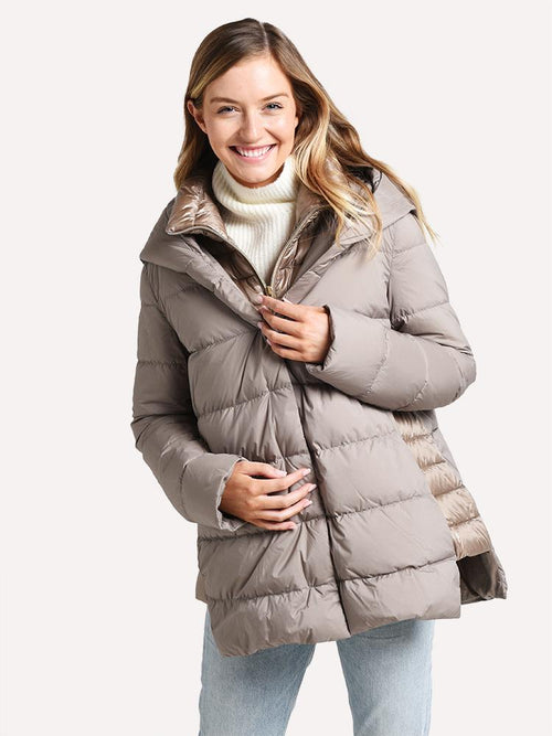 Herno Women's Woven Half Coat