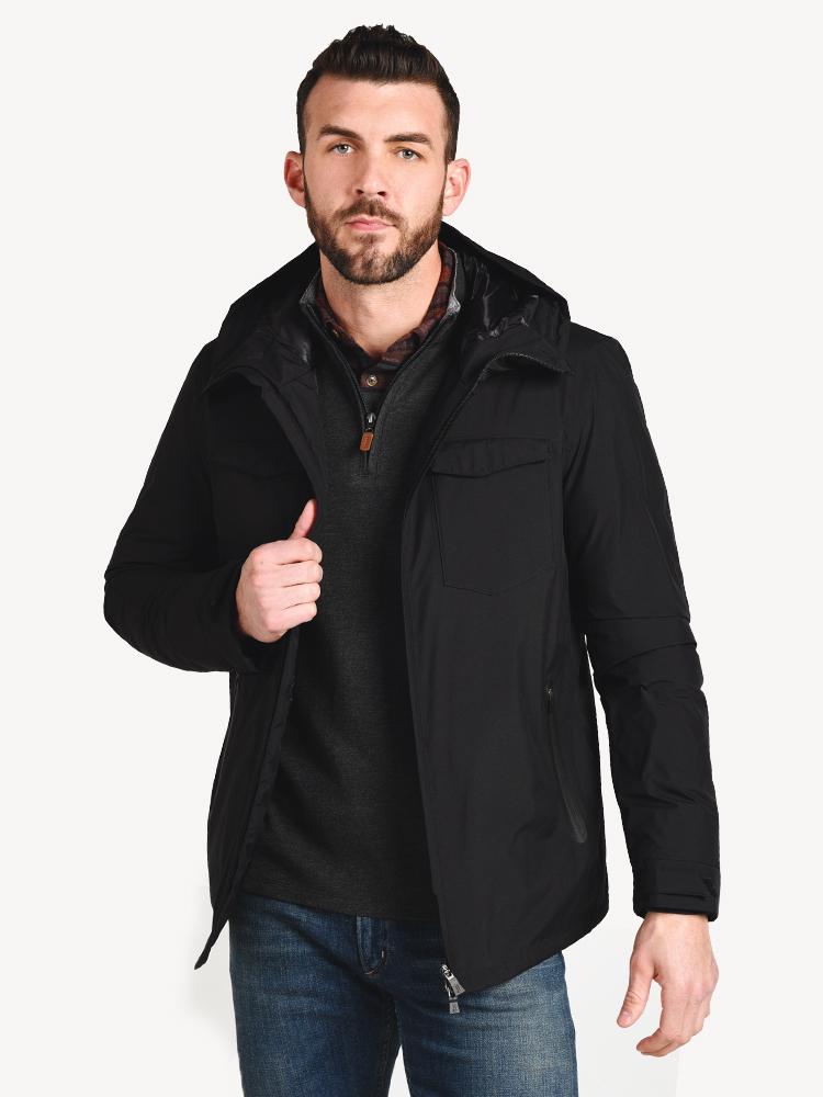 Herno Men’s 2-Ply Goretex Short Field Jacket - Saint Bernard