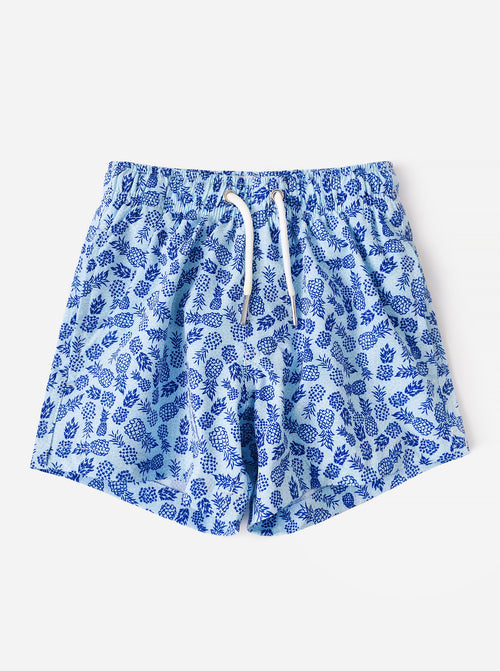 Bermies Boys' Pineapples 2.0 Swim Trunk