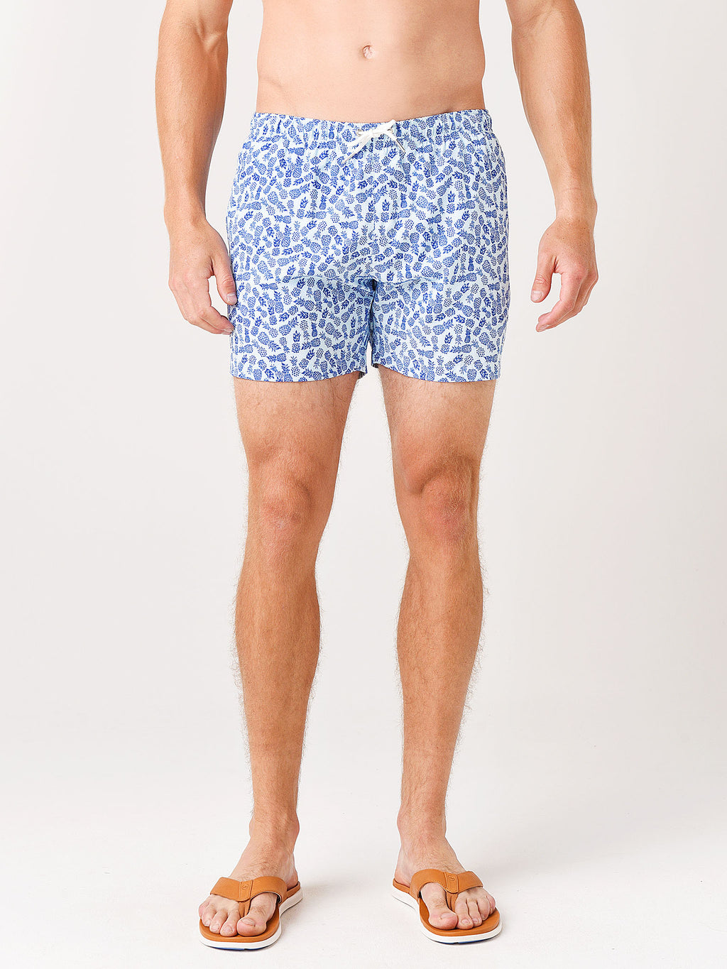 Bermies Men's Pineapples 2.0 Classics Swim Trunk - Saint Bernard