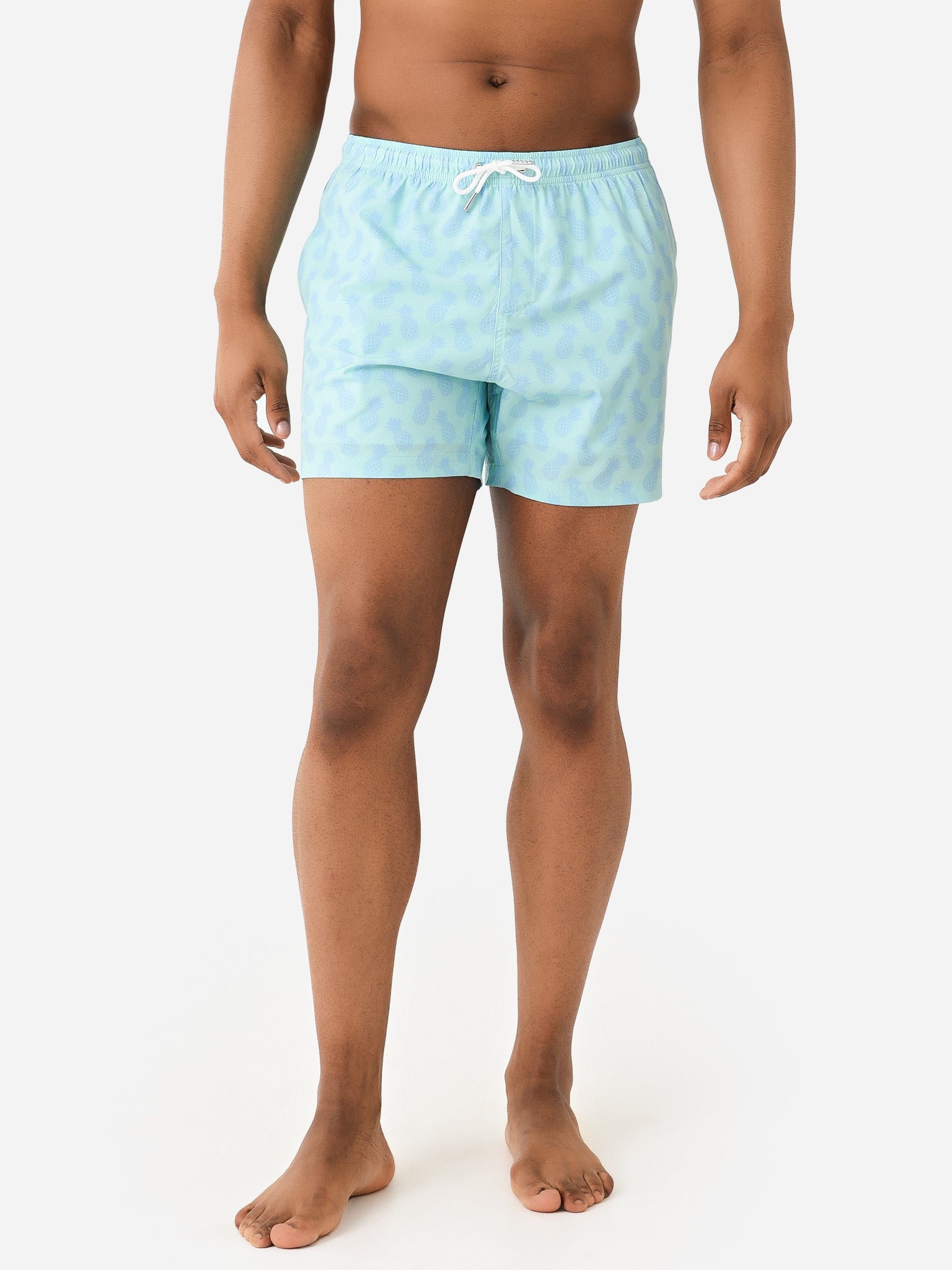 Bermies Men's Pineapple Aqua Swim Trunk - Saint Bernard