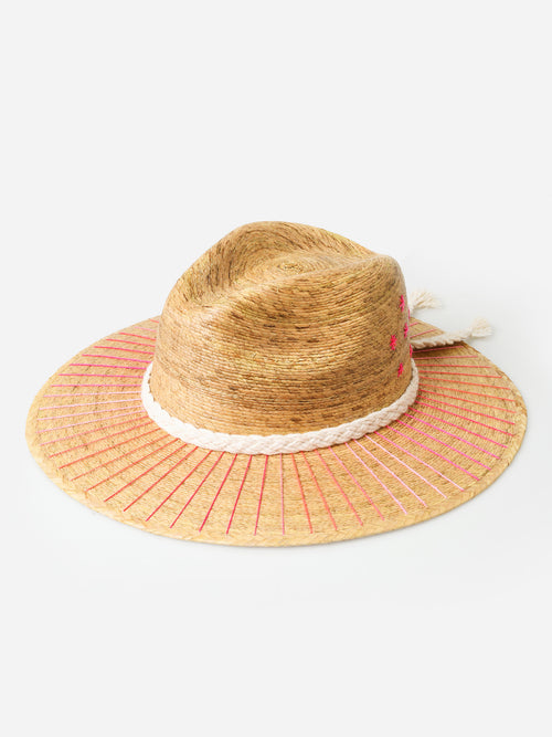 Corazon Playero Women's Pink Evil Eye Hat