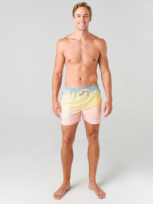 OAS Men's Pink Grade Swim Trunk