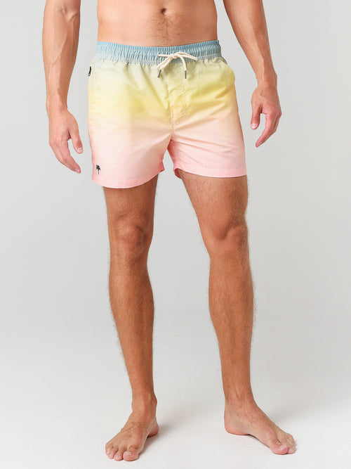 OAS Men's Pink Grade Swim Trunk