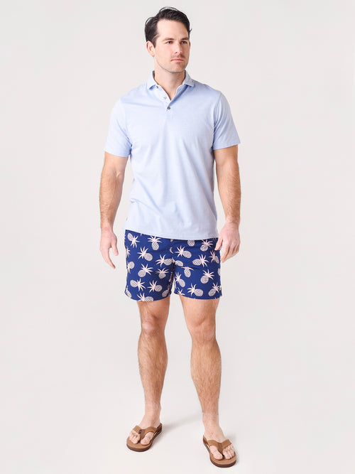 Tom & Teddy Men's Pineapple Swim Trunk