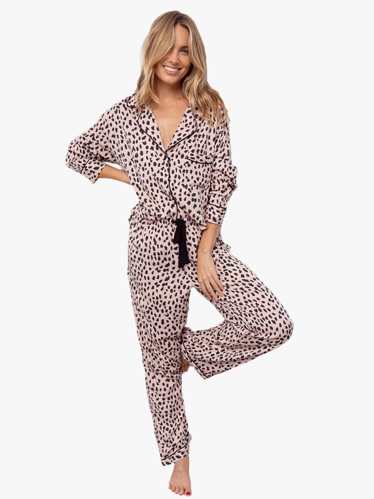 Rails Women’s Clara Blush Spotted Pajama Set - Saint Bernard